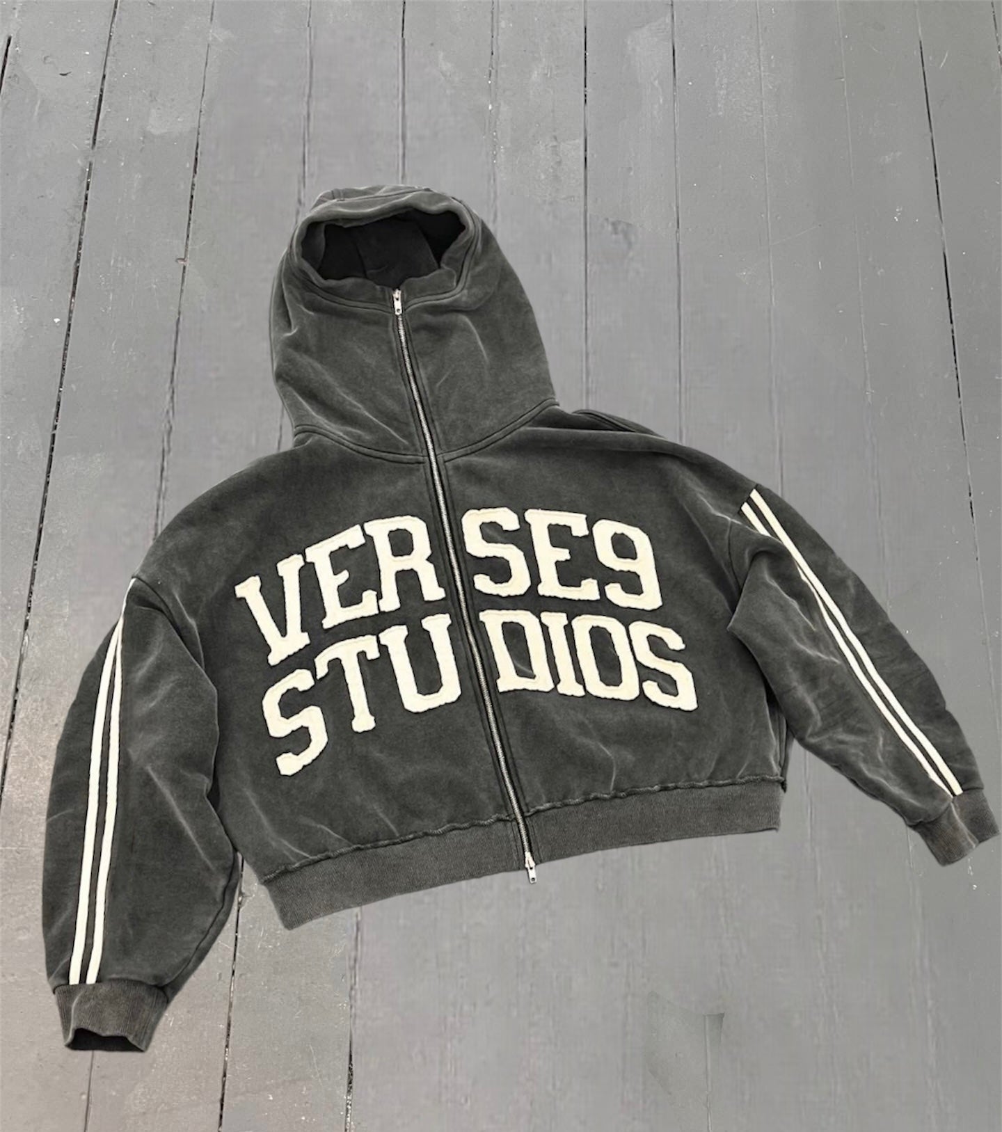 90s00s“STONE VALLEY”Zip Up Design Jacket メンズ