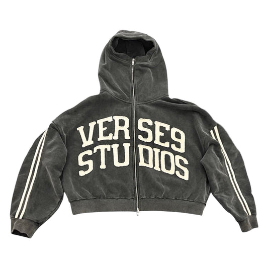 V9 STONE WASH ZIP UP